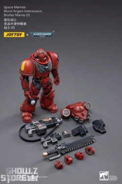 JoyToy Source 1/18 Warhammer 40K Blood Angels Intercessors Brother Marine 03 11 JoyToy Source 1/18 Warhammer 40K Blood Angels Intercessors Brother Marine 03 -Prime Collectibles Store f2bbb3d3f7