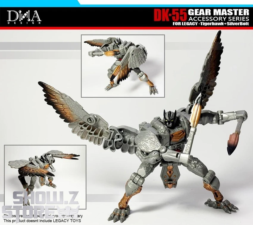 DNA Design DK-55 Upgrade Kit For Transformers: Legacy United Leader Tigerhawk & Voyager Silverbolt 15 DNA Design DK-55 Upgrade Kit For Transformers: Legacy United Leader Tigerhawk & Voyager Silverbolt - Image 13