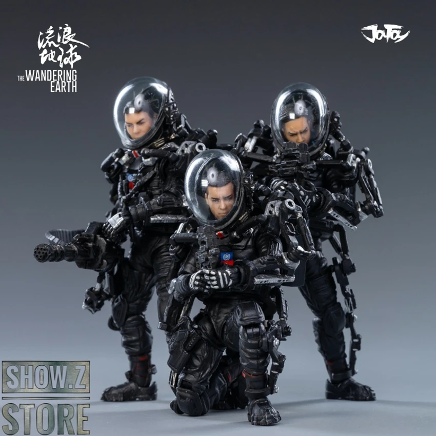 JoyToy Source The Wandering Earth United Earth Government China Rescue Team Set Of 3 3 JoyToy Source The Wandering Earth United Earth Government China Rescue Team Set Of 3