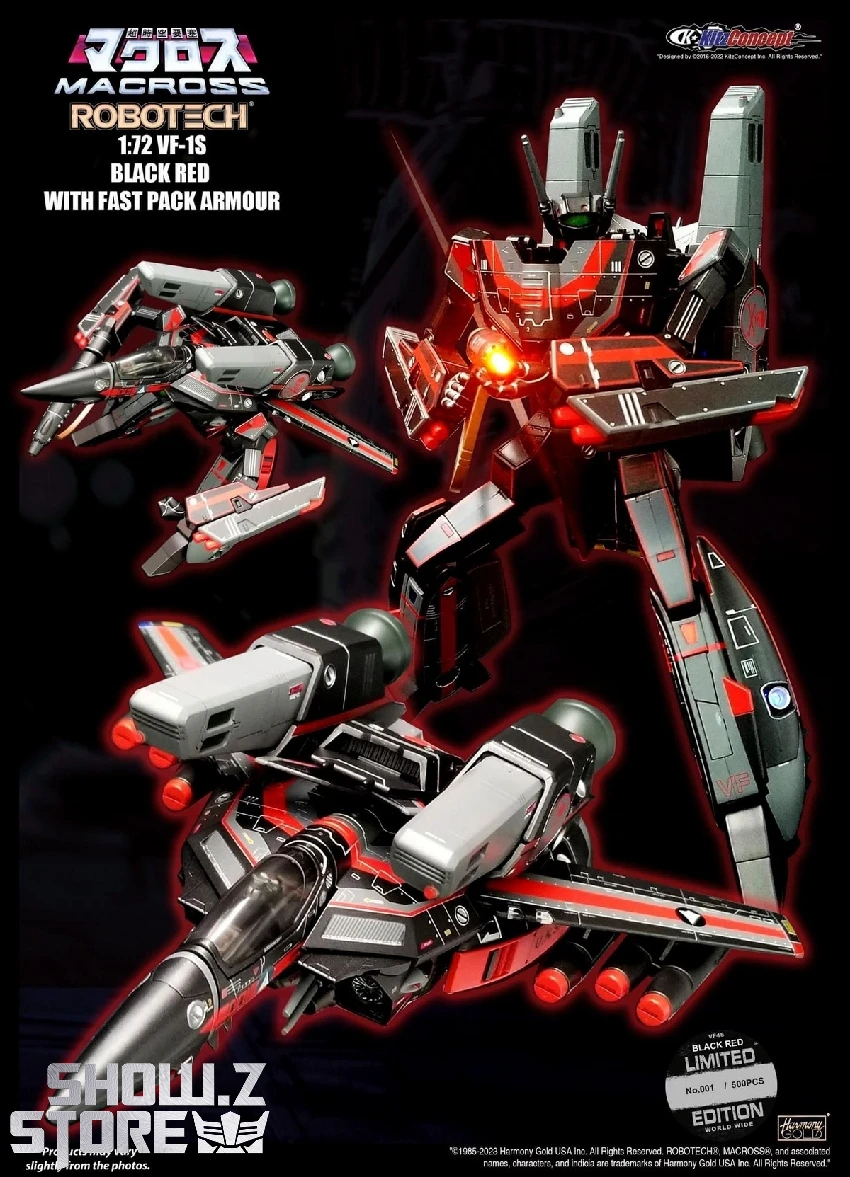Kitzconcept 1/72 Macross VF-1S Dark Red Version W/ Fast Pack Armor Limited Edition 15 Kitzconcept 1/72 Macross VF-1S Dark Red Version W/ Fast Pack Armor Limited Edition - Image 13