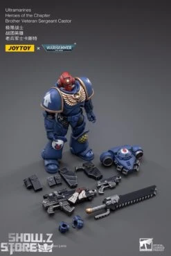 JoyToy Source 1/18 Warhammer 40K Ultramarines Heroes Of The Chapter Brother Veteran Sergeant Castor -Prime Collectibles Store f69f415f27