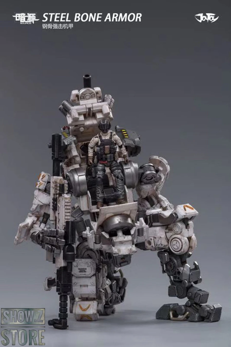 JoyToy Source 1/25 Steel Bone Armour White Color /w Pilot 9 JoyToy Source 1/25 Steel Bone Armour White Color /w Pilot - Image 7