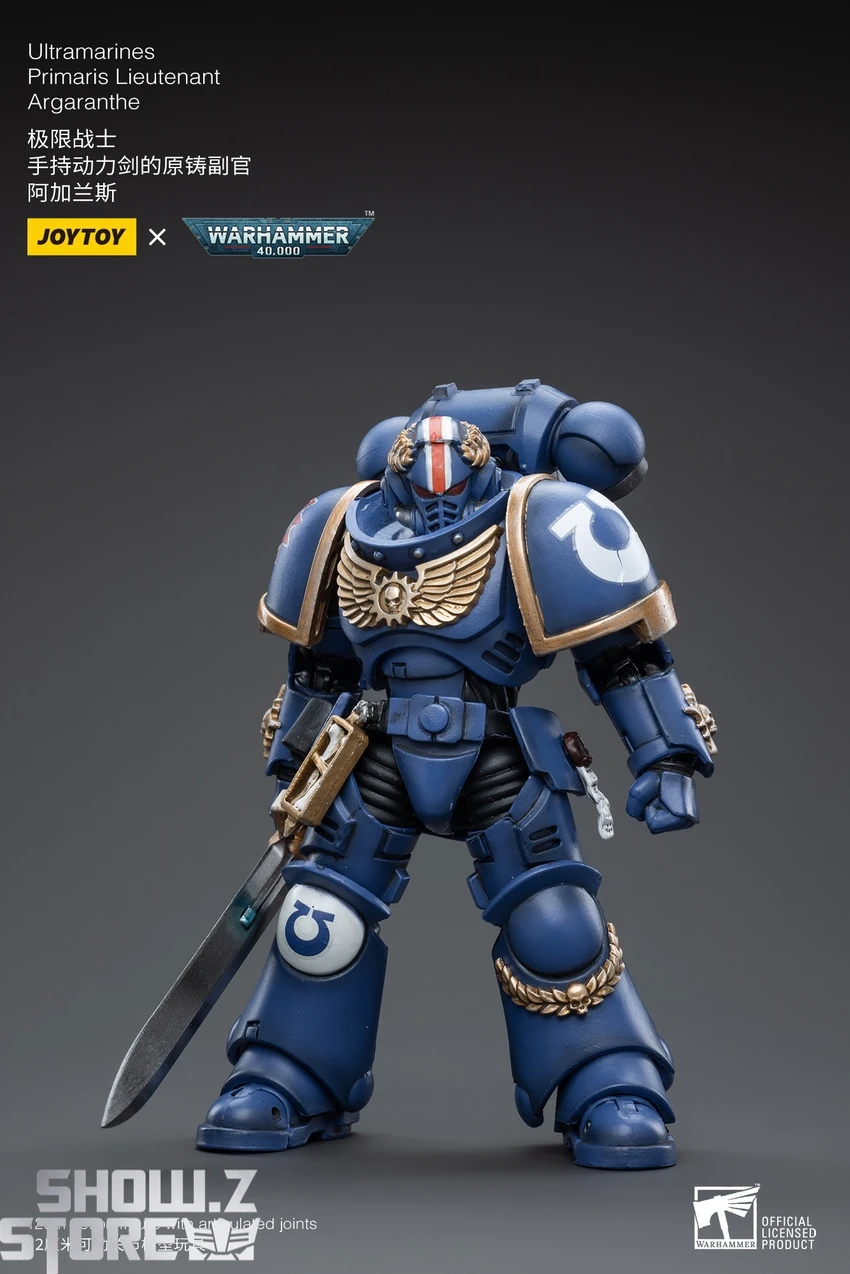 JoyToy Source 1/18 Warhammer 40K Ultramarines Primaris Lieutenant Argaranthe 6 JoyToy Source 1/18 Warhammer 40K Ultramarines Primaris Lieutenant Argaranthe - Image 4