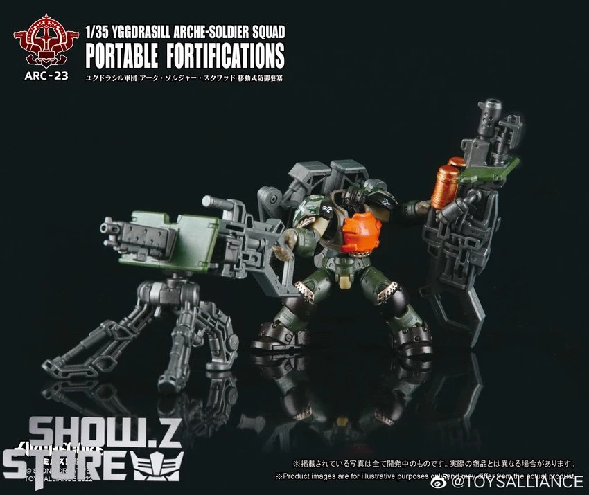 Toys Alliance 1/35 ARC-23 Yggdrasill Arche-Soldier Squad Portable Fortifications 5 Toys Alliance 1/35 ARC-23 Yggdrasill Arche-Soldier Squad Portable Fortifications - Image 3