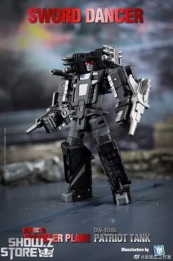 Dr.Wu Sword Dancer Slamdance DW-E07B Traveler Plane Raindance & DW-E08B Patriot Tank Grandslam Set Of 2 Black Version -Prime Collectibles Store fcc3275801