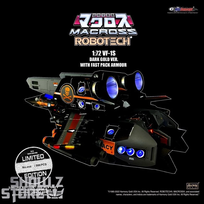 KitzConcept 1/72 Macross VF-1S Dark Gold W/ Fast Pack Armor Limited Edition 4 KitzConcept 1/72 Macross VF-1S Dark Gold W/ Fast Pack Armor Limited Edition - Image 2